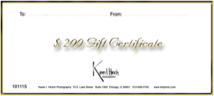 gift certificate