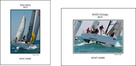 simple print with boat race, boat name and year vertical and horizontal