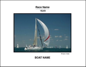 simple print with race name, year and boat name